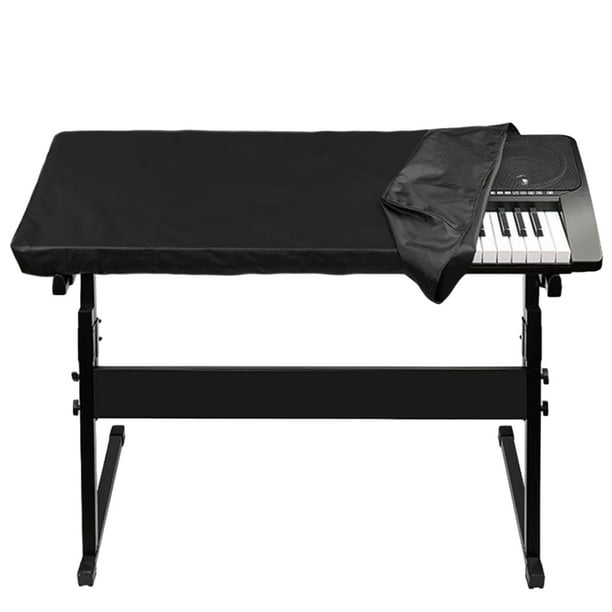 Housse Anti-Poussière Clavier pour 61/88 Clavier Électronique Piano Housse  Anti-Poussière avec un Cordon de Serrage Tissu Imperméable Noir (88 Touches)  