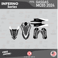 thumbnail image 4 of Kalair GFX Graphics Kit for Gasgas 2-STROKE MC65 (2024) Inferno Series, 4 of 5