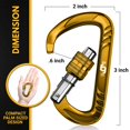 thumbnail image 2 of Clips Mosquetones Rhino Produxs 12kN (1225 kg) de Alta Resistencia, 2 of 6