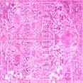 thumbnail image 1 of Ahgly Company Indoor Square Persian Pink Traditional Area Rugs, 7' Square, 1 of 4
