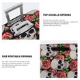 thumbnail image 5 of Bixox Washable Skull and Roses Printed Luggage Cover, Fashion Suitcase Protector Fits for Large luggage, 5 of 8