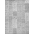 thumbnail image 2 of Addison Rugs Chantille Indoor/Outdoor Traditional Patchwork Silver Washable Rectangle Rug, 9' x 12', 2 of 6