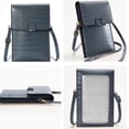 thumbnail image 3 of Bolso crossbody del hombro de las señoras del bolso del bolso del teléfono móvil de la pantalla táctil de la PU, 3 of 5