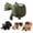 Green, variant on Calming Pet Massager, Electric Pet Massager, Handheld Head and Body Massager for Dogs and Cats