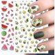 thumbnail image 3 of 10 hojas de pegatinas de uñas de frutas lindas para niños, autoadhesivas, fresa, sandía, aguacate, cereza, accesorios de decoración de uñas de verano para niñas pequeñas, 3 of 5