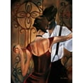 thumbnail image 2 of Biddle, Trish 25x32 Gold Ornate Wood Framed with Double Matting Museum Art Print Titled - Evening Tango, 2 of 4