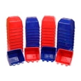 thumbnail image 2 of Plasticos AF Bebederos Comederos Cuadrados 50 Piezas Rojo/Azul para Aves, 2 of 5
