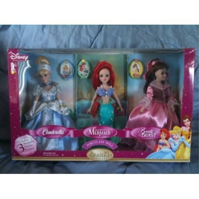 little mermaid porcelain doll
