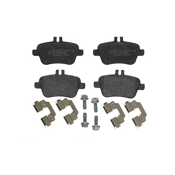 Brembo Rear Low Met Brake Pad Set for Mercedes C117 X156 R172 CLA GLA SLK Class