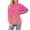 Pink, variant on Breezora Comfortable Long Sleeve Crew Neck Top for Women Fall Fashion Loose Fit Soft Touch Loungewear Everyday Casual Wear L Size Green