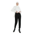 thumbnail image 2 of Classic Trousers Black With Collar Detail, 2 of 5