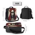 thumbnail image 2 of Bingfone Gothic Skull With Roses Reusable Insulated Lunch Bag Cooler for Work School Picnic or Travel, 2 of 7
