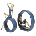 thumbnail image 1 of Girl Reading Figurine, Yoga Lady Statue Exquisite  Lovely Resin  For Office For Bookshelf, 1 of 8