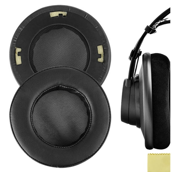Geekria Replacement Ear Pads Compatible with AKG K701, K702, Q701, Q702, K601, K612, K712, K400, K500 Headphones, Ear Cushions (Black)