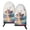 Colorful Boat, variant on Fun Fish Mouth Oven Mitts 9.5x5.7in Cotton Pot Holders Heat Resistant Grill Gloves for Kitchen BBQ Decor Cute Buttons Pattern