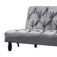 thumbnail image 3 of Campbell Polyester Futon, Grey, 3 of 8