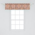 thumbnail image 2 of Ambesonne Ethnic Window Valance, Vintage Circular, 54" X 12", Brown Pale Brown, 2 of 3