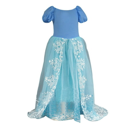 Kids Girls Party Outfit Fancy 2019 high-quality Dress Princess Costume Cosplay Fairy 2019 high-quality (Best Quality Cosplay Costumes)
