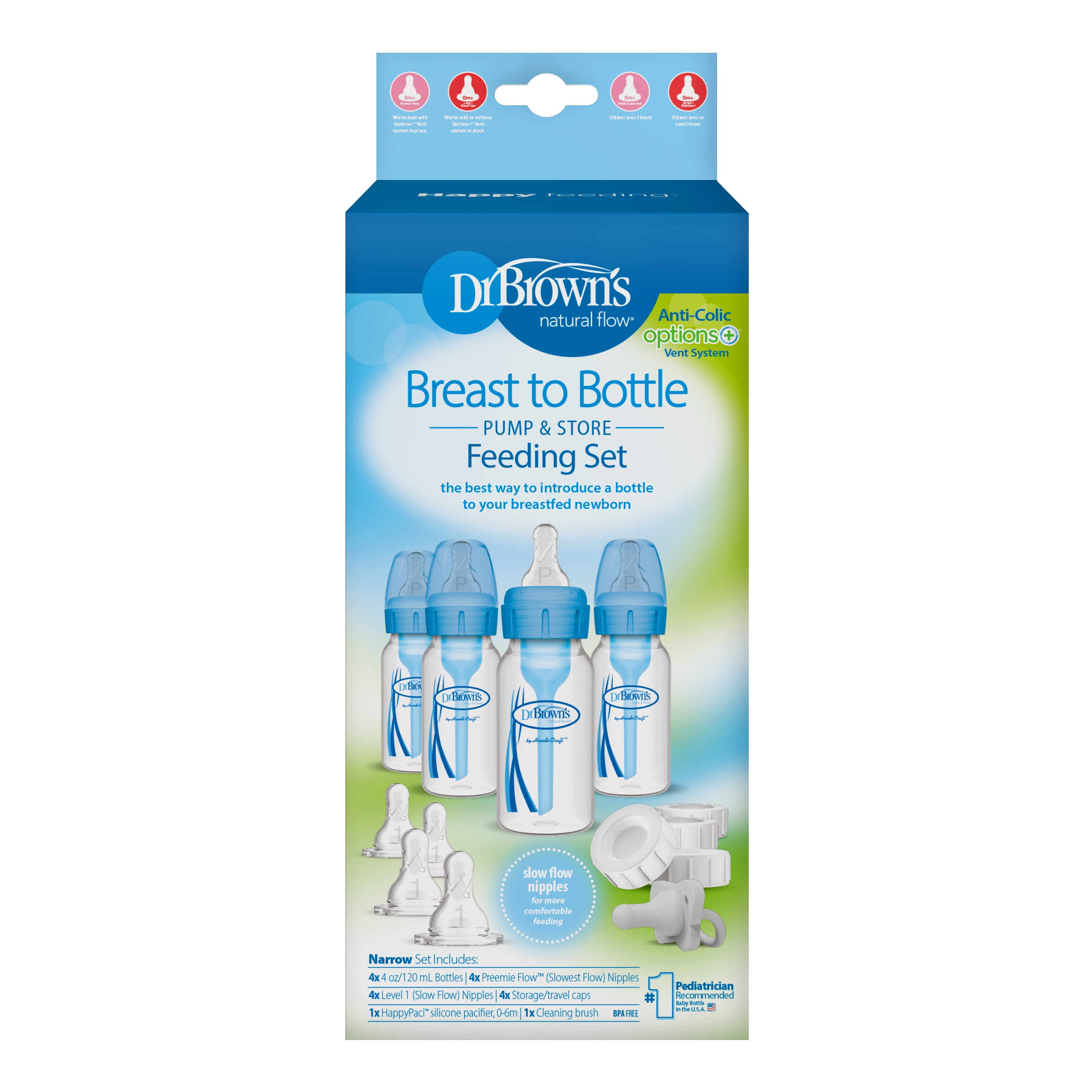 Dr. Brown's Natural Flow® Options+™ Wide-Neck Glass Bottle Silicone Sleeves