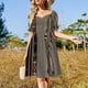 thumbnail image 4 of Vestido de manga corta con diseño de cómic brillante y colorido para mujer, elegante vestido de fiesta para mujer 2025, vestido de falda para mujer, 4 of 7