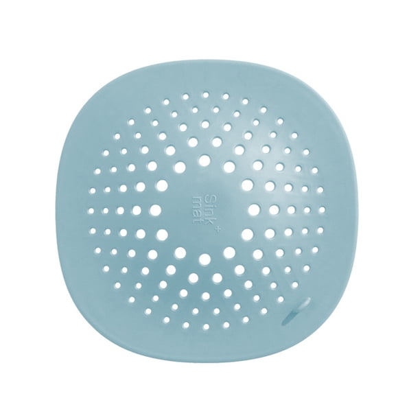 Ounissouiy Filtro de fregadero de cocina para el hogar, desagüe de ducha, tapón colector de pelo, cubierta de drenaje de suelo de baño, colador de Suministros de limpieza para el hogar lago azul