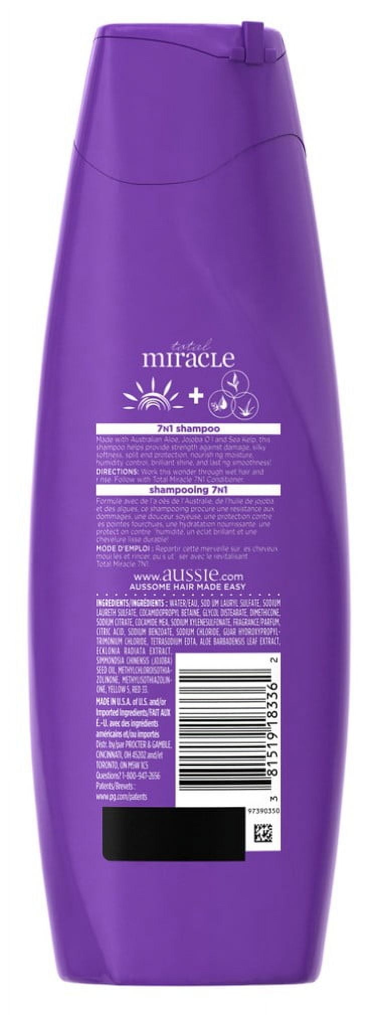 Aussie Shampoo 7-N-1 Total Miracle 12.1oz (Pack of 2)