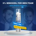 thumbnail image 2 of Tratamiento para el crecimiento del cabello Pdam Minoxidil Foam 5% para hombres, 2 of 9