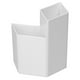 thumbnail image 5 of Portalápices con 3 rejillas, organizador de bolígrafos blanco de plástico bonito multifuncional para sala de estudio, oficina y aula, 5 of 12