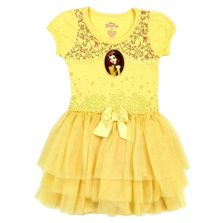 Disney Princess Little Girls' Toddler Belle Costume Dress (2T)