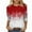 Red, variant on Up to 65 off!Lolmot Christmas 3/4 Sleeve Tops for Women Fashion Snowflake Christmas Print Graphic Tee Shirts Casual Crew Neck Tee Tops Blouse