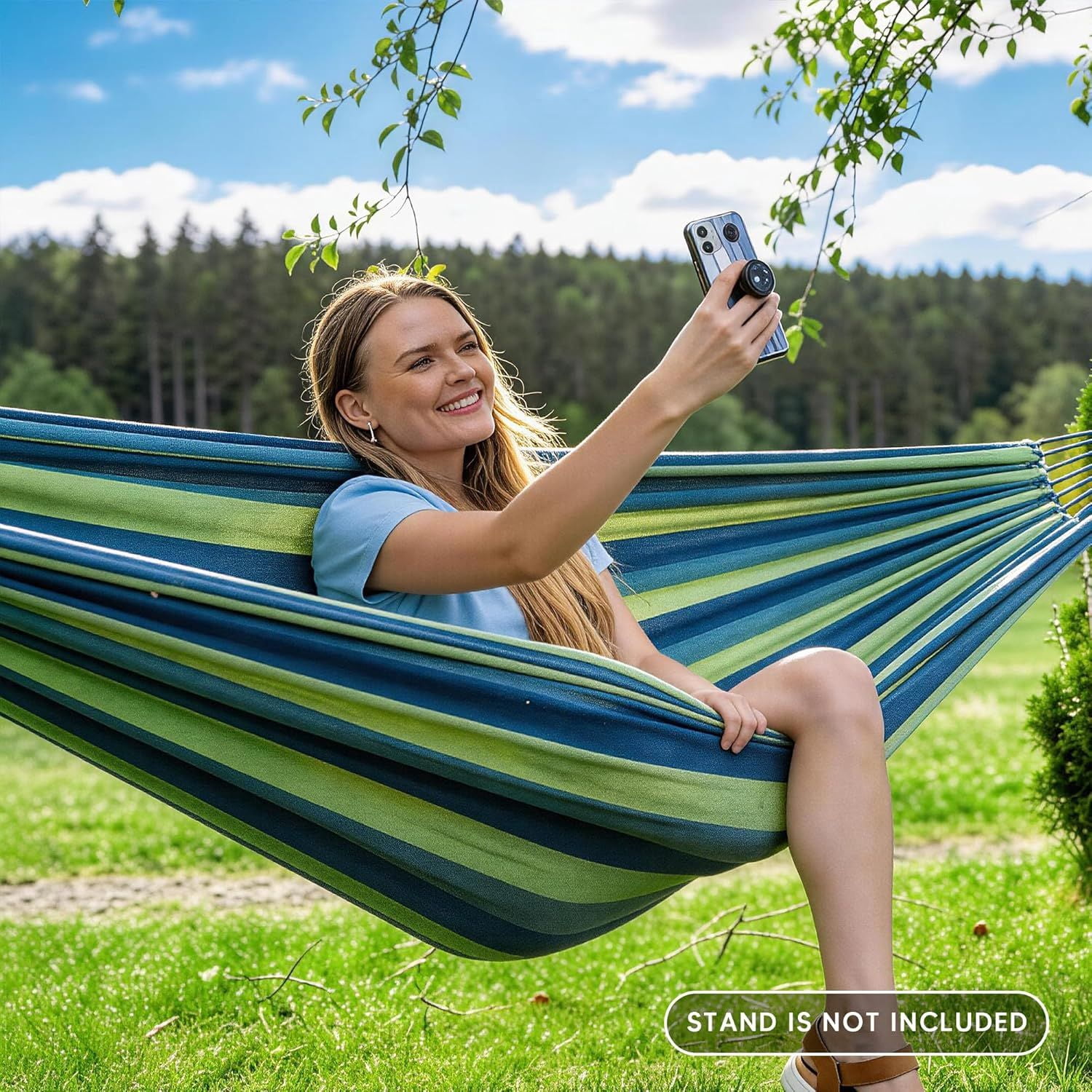 Portable Tree Hammock, Double Hammocks 2 Person with Outer Bag