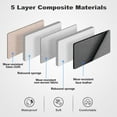 thumbnail image 7 of 2PCS Car Front Seat Cover For 2000-2024 Ford Focus Fusion Mondeo PU Leather Vehicle Cushion Covers Interior Accessories Black&Gray, 7 of 7