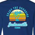 thumbnail image 4 of Inktastic Summer Enjoy the Sunshine Jacksonville Florida in Blue Long Sleeve Youth T-Shirt, 4 of 5