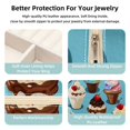 thumbnail image 3 of Ice Cream Travel Portable Square Decorative Box with Necklace Holder and Jewelry Organizer - Ideal for Rings, Earrings, Necklaces, Bracelets - Suitable for Girls and Women, 3 of 6