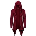 thumbnail image 2 of Womens Coats Outerwear Winter Halloween Cos Medieval Retro Hooded Coat Long Hooded Cardigan Pleated Shawl European and American Role Playing, 2 of 5