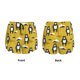 thumbnail image 3 of Balery Cartoon Bear Yellow Pantalones cortos deportivos para mujer con forro y dos bolsillos, elásticos, para entrenamiento, gimnasio, yoga-Large, 3 of 7