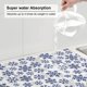 thumbnail image 5 of Balery Dark Blue Snowflakes Alfombrilla de Secado para Cocina, 18x24 Pulgadas, Súper Absorbente para Platos y Encimeras, 5 of 7