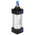 thumbnail image 4 of Long Service Life Durable Pneumatic Cylinder, Small Size Air Cylinder, Double-Rod Cylinder Home For Industry Side Load Adjustable Buffer, 4 of 8