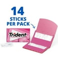 thumbnail image 5 of Trident Sugar Free Gum, Bubblegum, 3 packs of 14 Pieces (42 Total Pieces), 5 of 12