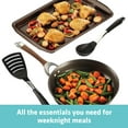 thumbnail image 2 of Circulon Symmetry Hard-Anodized Nonstick Weeknight Cookware Induction Pots and Pans Set, 4-Piece, Chocolate, 2 of 6