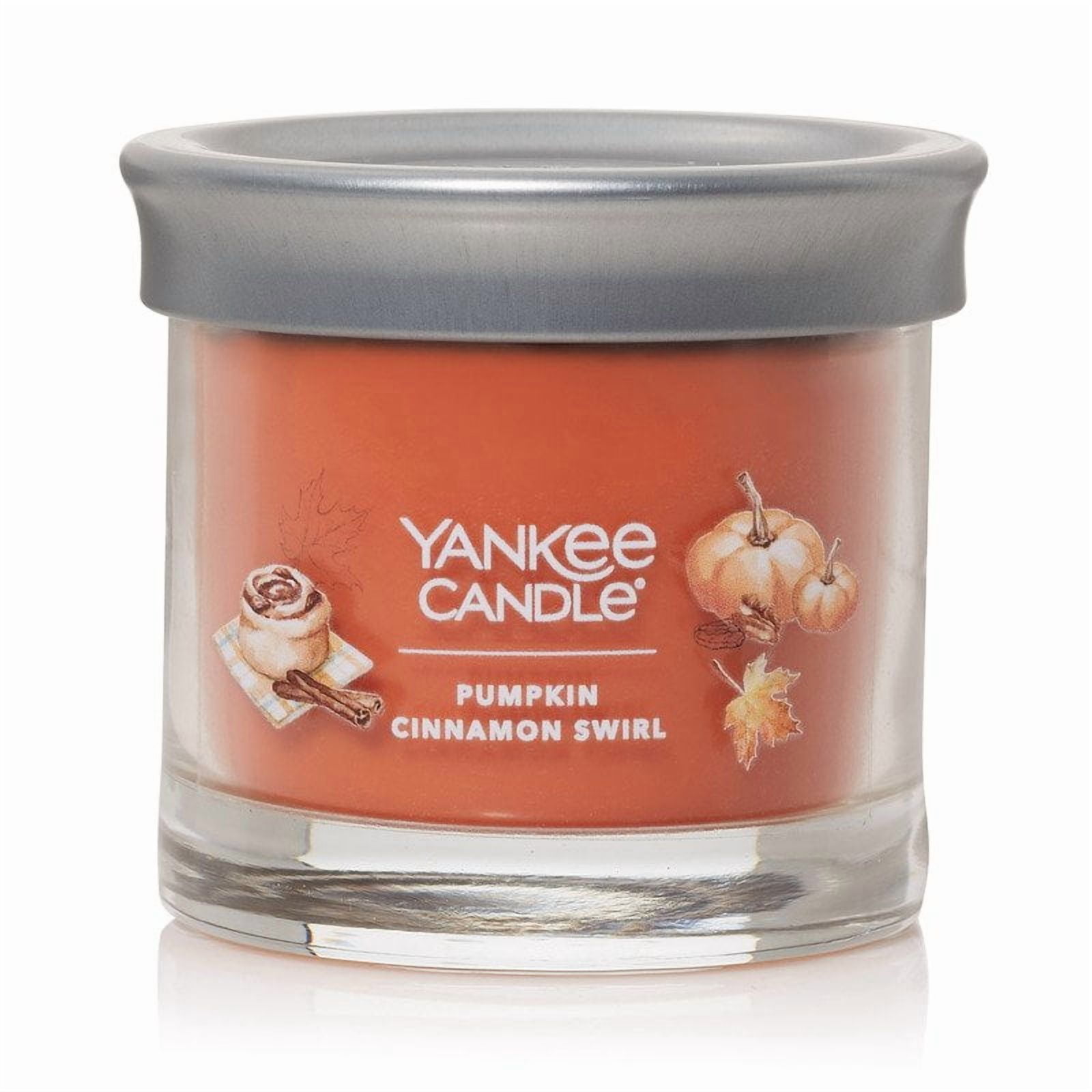 Yankee Candle Small Tumbler Scented Single Wick Candle, Pumpkin Cinnamon Swirl, 4.3 oz (Pack of 2)