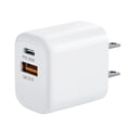 thumbnail image 1 of LIFE CONNEKT Carga Eficiente y Versátil: Cargadores de Red Eléctrica con Entrada Dual Tipo C y USB p LIFE CONNEKT CUBO DOBLE, 1 of 4