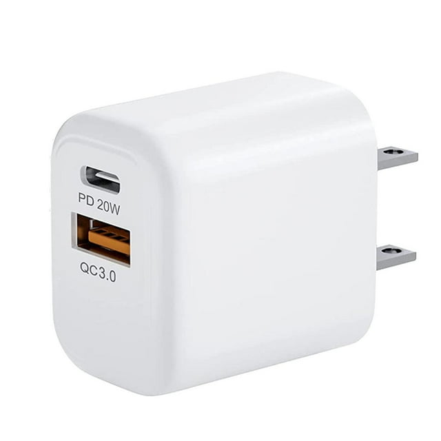 LIFE CONNEKT Carga Eficiente y Versátil: Cargadores de Red Eléctrica con Entrada Dual Tipo C y USB p LIFE CONNEKT CUBO DOBLE