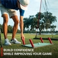 thumbnail image 2 of Rukket Sports Pathfinder 2-in-1 Golf Training Mat, Impact Mat and Swing Path Corrector, Golf Strike Mat with Instant Feedback, 2 of 7