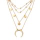 thumbnail image 1 of Joyería de cadena de collar con colgante de aleación multicapa para mujer JM, 1 of 5