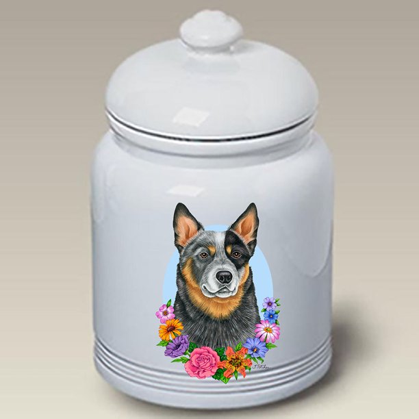 Australian Cattle Dog Blue Best Of Breed Ceramic Doggie Treat Jar Walmart Com Walmart Com