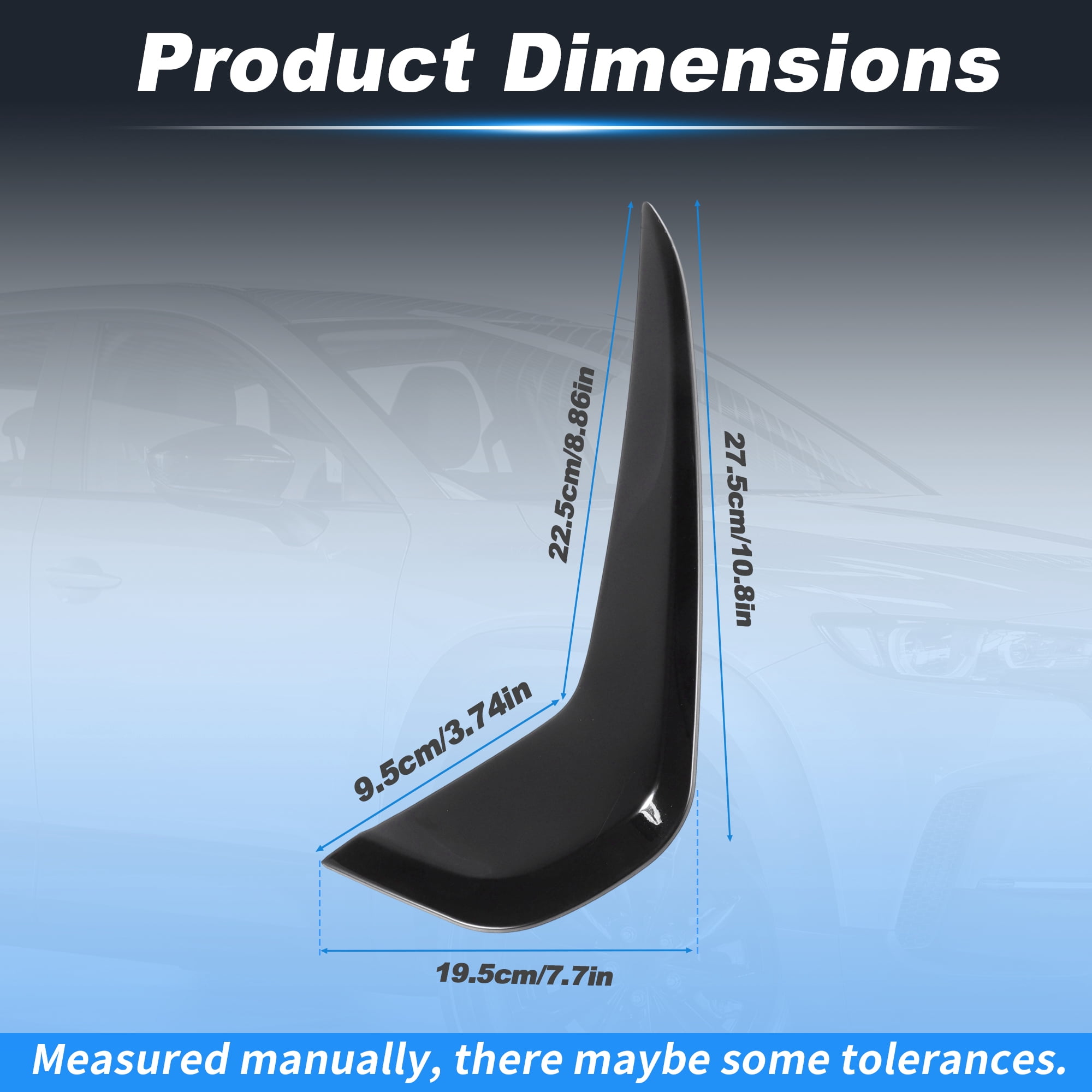 Unique Bargains 1Pair Rear Window D Pillar Trim for Mazda CX-50 2023-2026