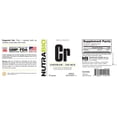 thumbnail image 3 of NutraBio Chelated Chromium GTF - 200 mcg - 90 Vegetable Capsules - Supports Healthy Metabolism, 3 of 6