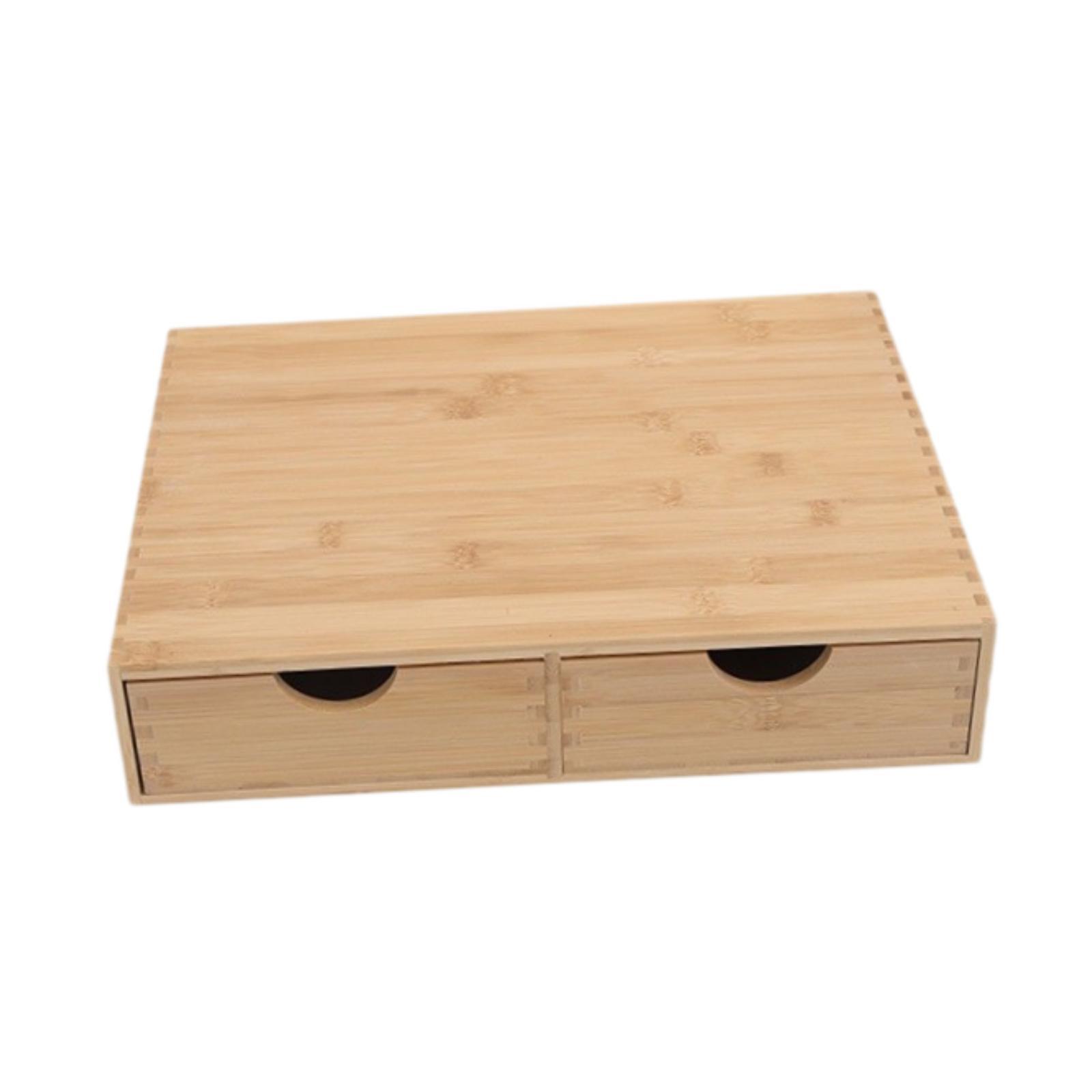 Organizador de escritorio de bambú yotijay para cajón, espacio de trabajo, cocina, utensilios y encimera 3