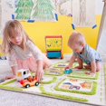 thumbnail image 3 of IVI Traffic 3D Play Rugs, Green, Small, 3 of 8